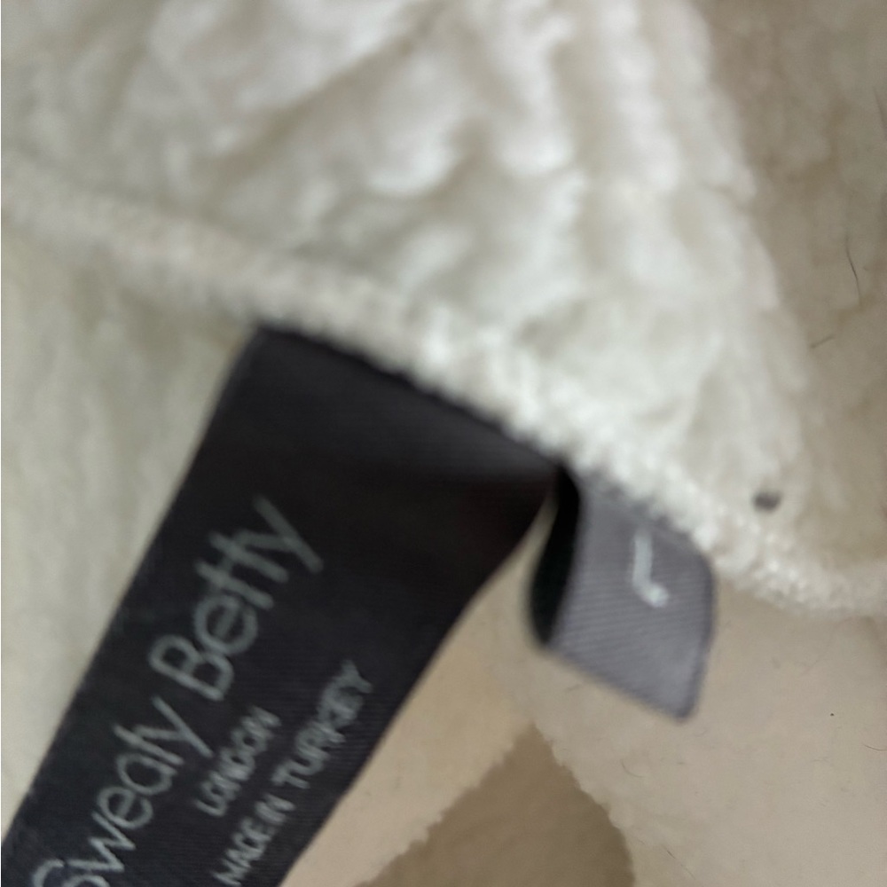 Sweaty Betty Off-White Textured Knit Top
